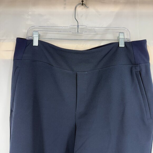 Athleta Women 16 Endless High Rise Pant Navy Blue Stretch Active Travel Commute - Picture 3 of 13